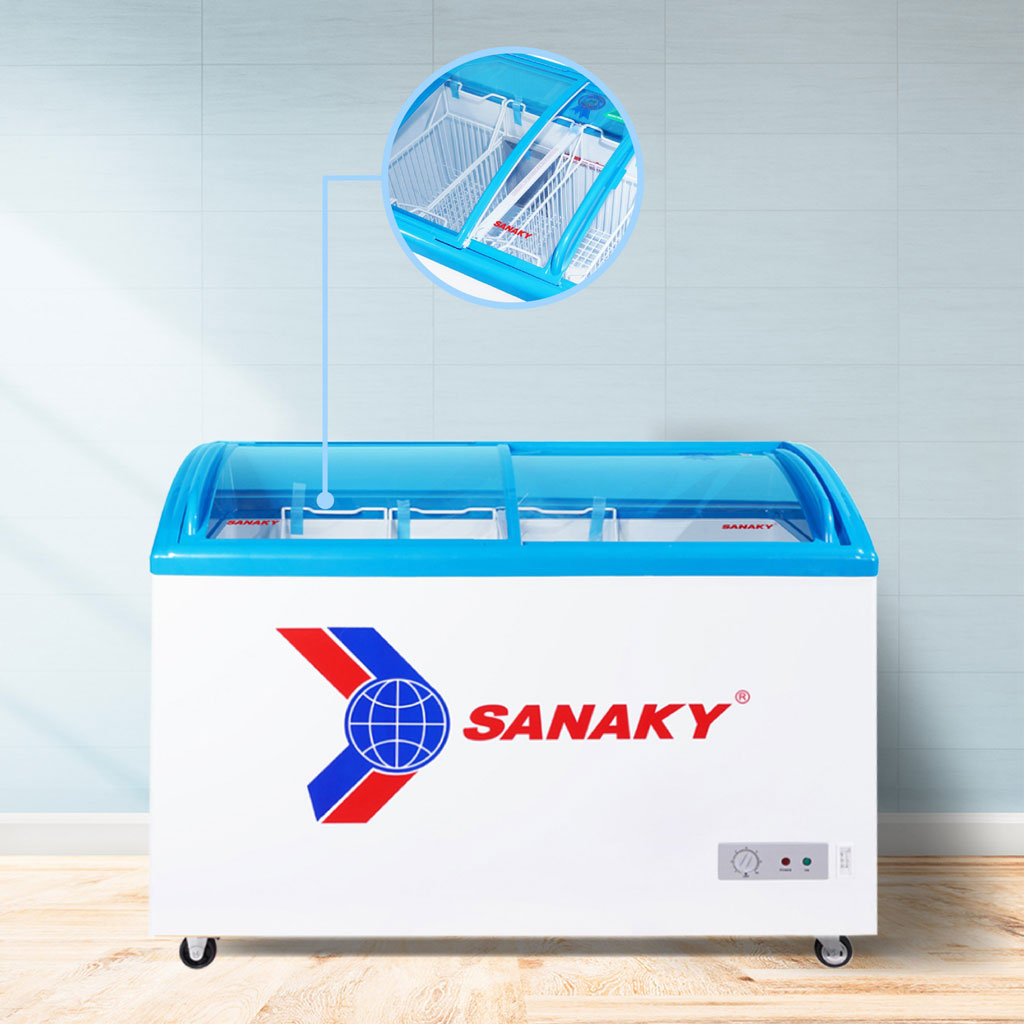 tủ đông Sanaky VH-482K giỏ đựng đồ