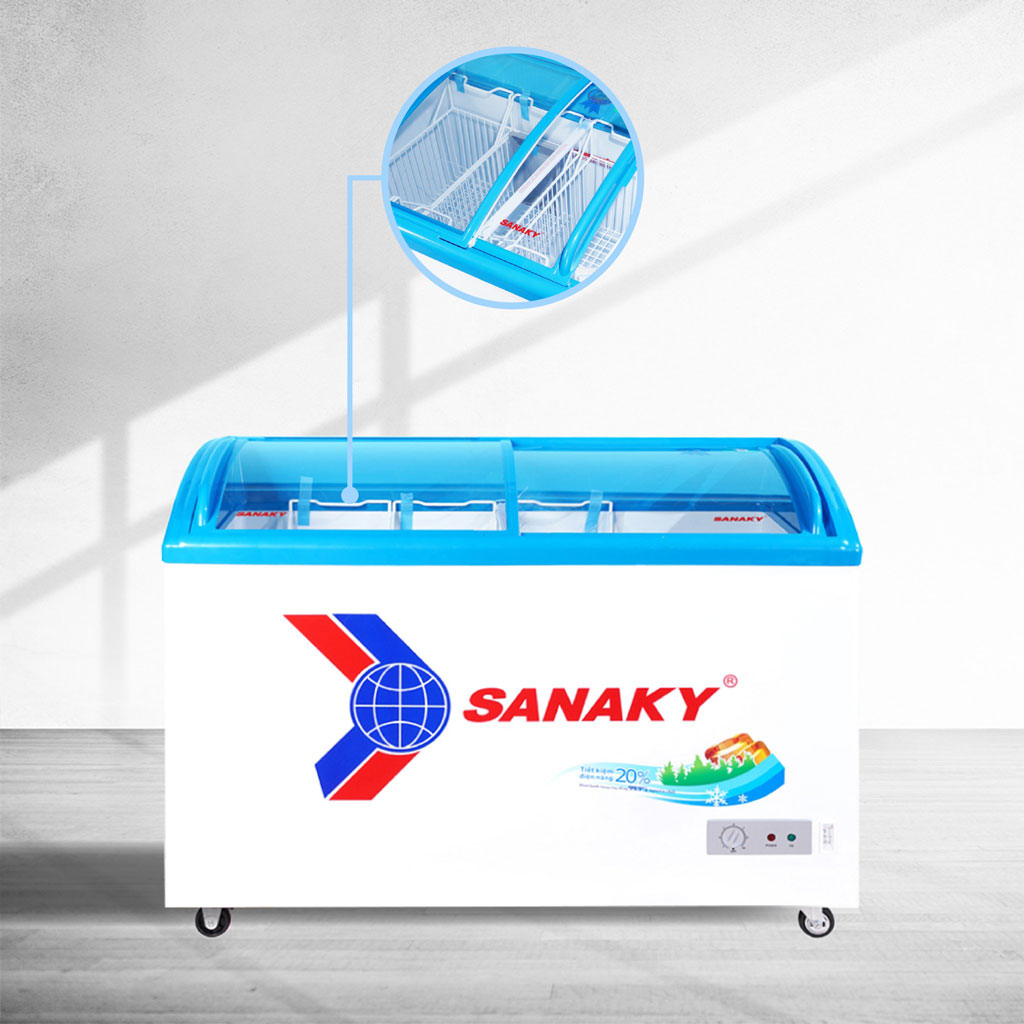 tủ đông Sanaky VH-3899K giỏ đựng đồ