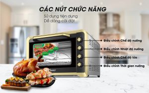 lò nước Sanaky VH-129S2D nút chức năng