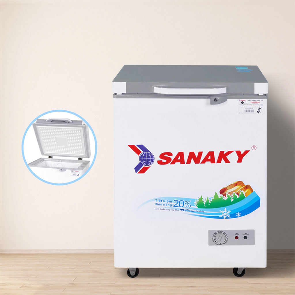 tủ đông Sanaky VH-1599HYK thiết kế