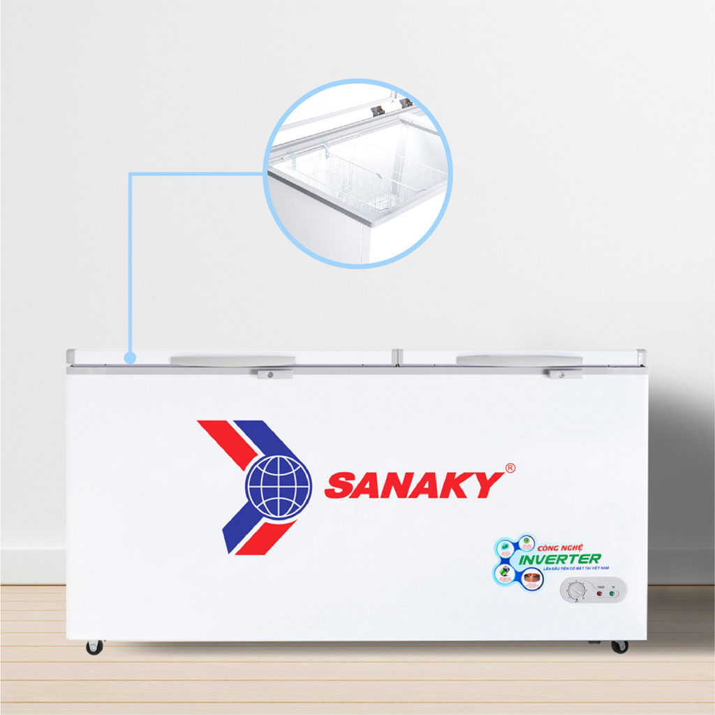 tủ đông Sanaky VH-6699HY3 giỏ đựng đồ
