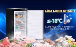 Tủ đông Sanaky VH-160K3 nhiệt độ