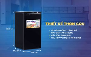 tủ đông Sanaky VH-160K thiết kế